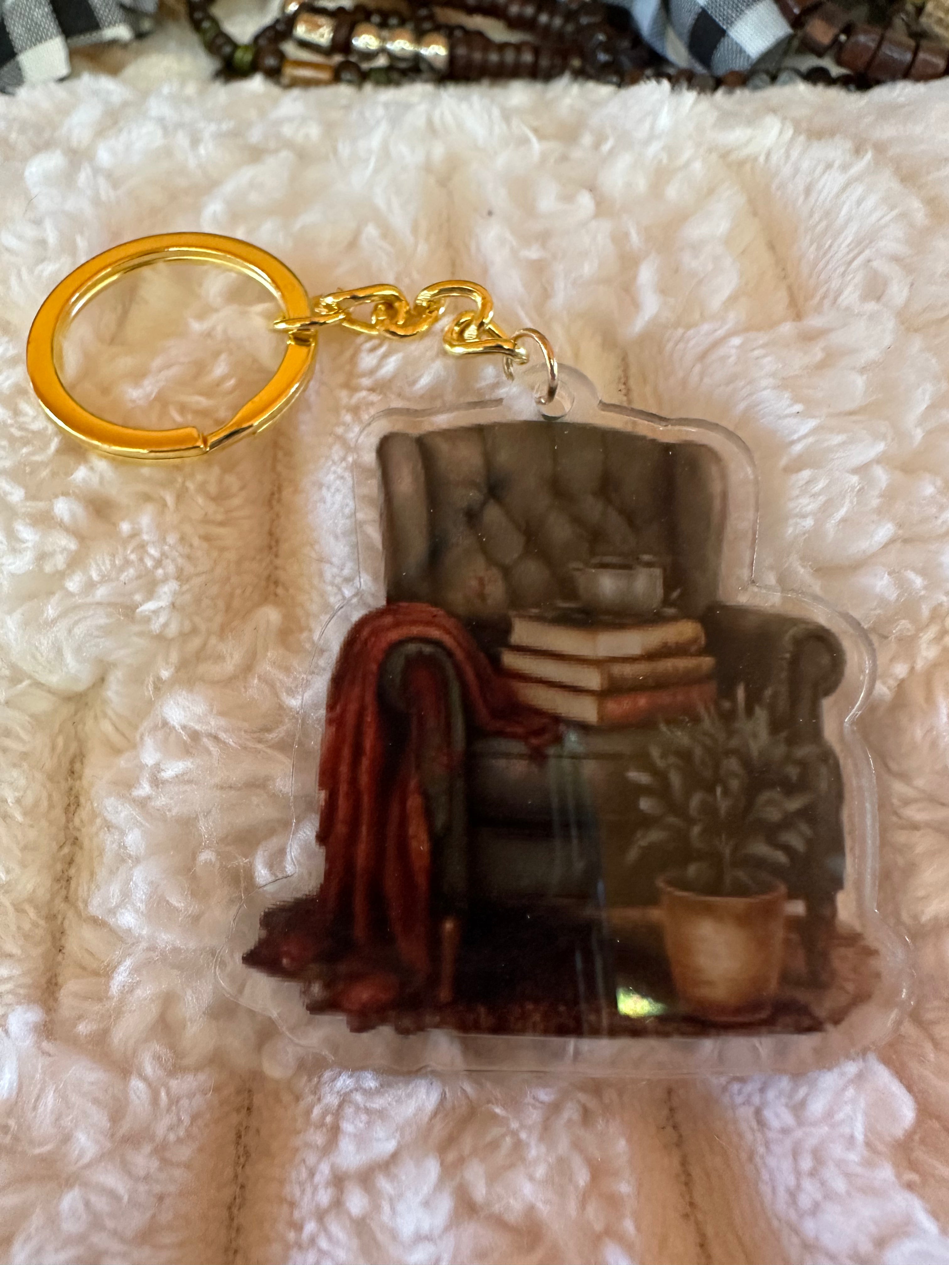 A Book Lovers Keychain