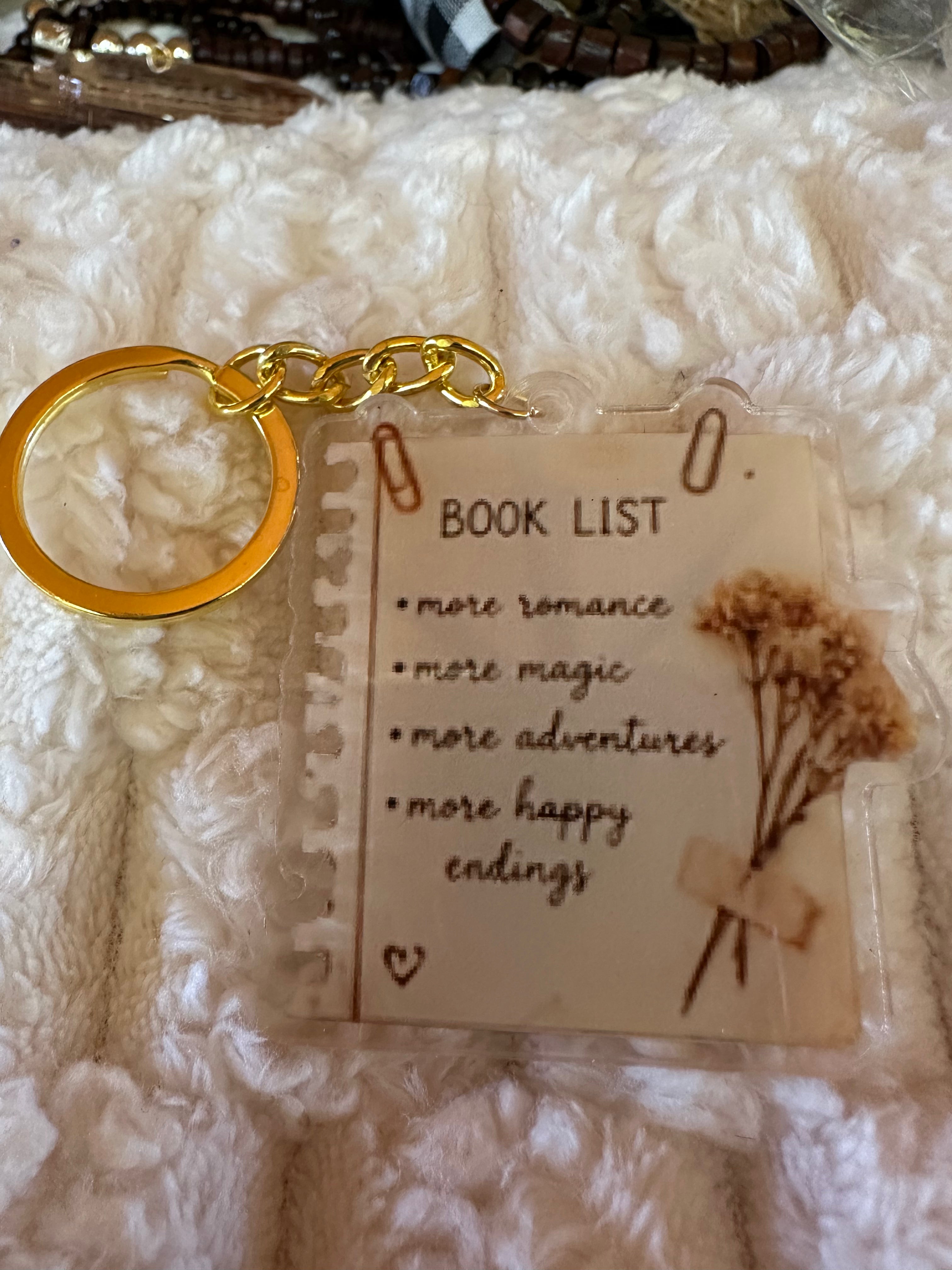 A Book Lovers Keychain